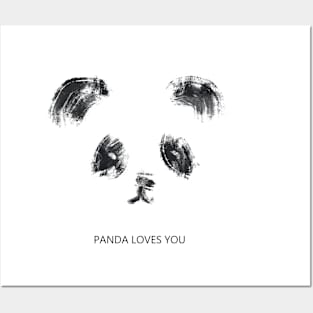 Panda loves you Posters and Art